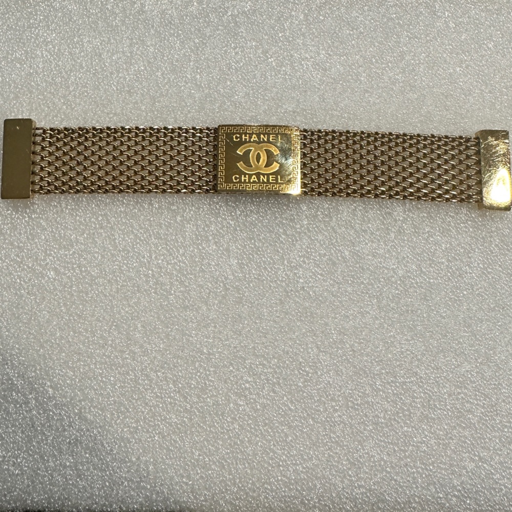Gold Vintage Chanel Chain Bracelet